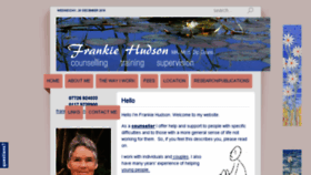 What Frankie-hudson-counselling.co.uk website looked like in 2016 (7 years ago)