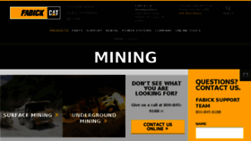What Fabickmining.com website looked like in 2016 (7 years ago)