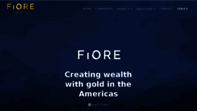 What Fioreexploration.com website looked like in 2016 (7 years ago)
