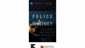 What Felicewhitney.com website looked like in 2016 (7 years ago)