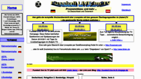 What Fussball-live-im-tv.de website looked like in 2011 (12 years ago)