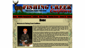 What Fishingcreekoutfitters.com website looked like in 2016 (7 years ago)