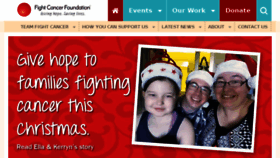 What Fightcancer.org.au website looked like in 2016 (7 years ago)