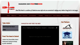 What Feedtheneedcharleston.org website looked like in 2016 (7 years ago)