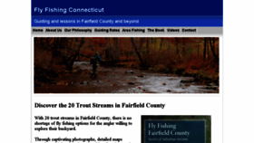 What Flyfishingct.com website looked like in 2016 (7 years ago)