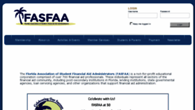 What Fasfaa.org website looked like in 2016 (7 years ago)