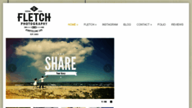 What Fletchphotography.com website looked like in 2016 (7 years ago)