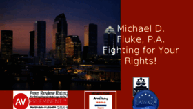 What Flukelegal.com website looked like in 2016 (7 years ago)