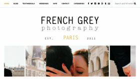 What Frenchgreyphotography.com website looked like in 2016 (7 years ago)