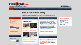 What Findaflat.com website looked like in 2017 (7 years ago)