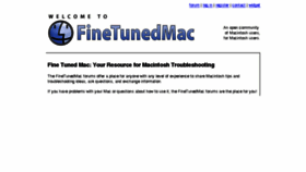 What Finetunedmac.com website looked like in 2017 (7 years ago)