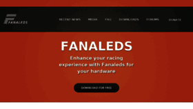 What Fanaleds.com website looked like in 2017 (7 years ago)