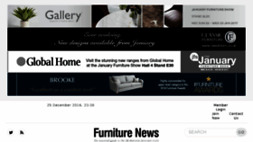 What Furniturenews.net website looked like in 2017 (7 years ago)