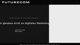 What Futurecom.ch website looked like in 2017 (7 years ago)