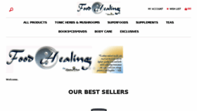 What Foodhealing.org website looked like in 2017 (7 years ago)