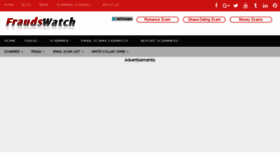 What Fraudswatch.com website looked like in 2017 (7 years ago)