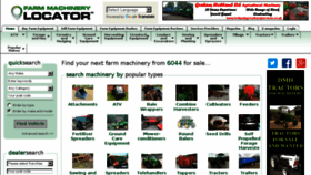 What Farmmachinerylocator.co.uk website looked like in 2017 (7 years ago)