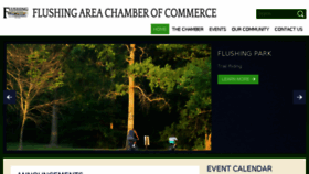 What Flushingchamber.com website looked like in 2017 (7 years ago)