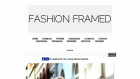 What Fashionframed.com website looked like in 2017 (7 years ago)