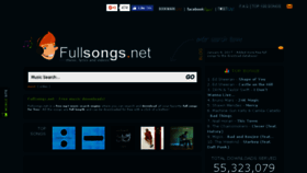 What Fullsongs.net website looked like in 2017 (7 years ago)