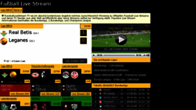 What Fussballlivestream.tv website looked like in 2017 (7 years ago)