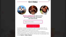 What Familles.com website looked like in 2017 (7 years ago)