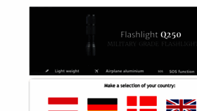 What Flashlightq250.com website looked like in 2017 (7 years ago)