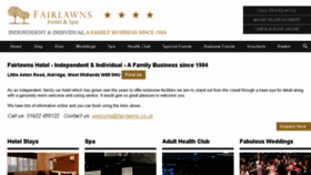 What Fairlawns.co.uk website looked like in 2017 (7 years ago)