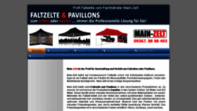 What Faltzelte-promotionwelt.de website looked like in 2017 (7 years ago)