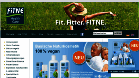 What Fitne.de website looked like in 2017 (7 years ago)