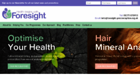 What Foresight-preconception.org.uk website looked like in 2017 (7 years ago)