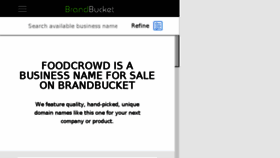 What Foodcrowd.com website looked like in 2017 (7 years ago)
