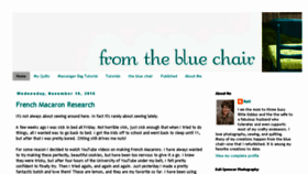What Fromthebluechair.com website looked like in 2017 (7 years ago)