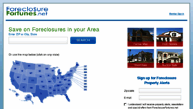 What Foreclosurefortunes.net website looked like in 2017 (7 years ago)