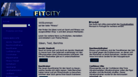 What Fitcity.de website looked like in 2017 (7 years ago)