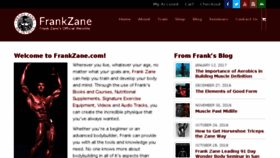 What Frankzane.com website looked like in 2017 (7 years ago)