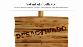 What Festivaldetorroella.com website looked like in 2017 (7 years ago)