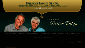 What Fairportfamilydental.com website looked like in 2017 (7 years ago)
