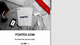 What Fontex.com website looked like in 2017 (7 years ago)