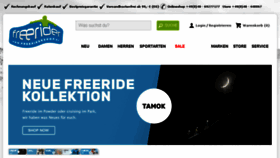 What Freeridershop.de website looked like in 2017 (7 years ago)