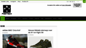 What Footbox.nl website looked like in 2017 (7 years ago)
