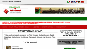What Friulisearch.it website looked like in 2017 (7 years ago)