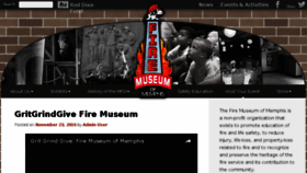 What Firemuseum.com website looked like in 2017 (7 years ago)