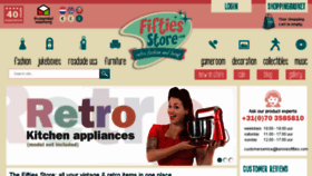 What Fiftiesstore.com website looked like in 2017 (7 years ago)