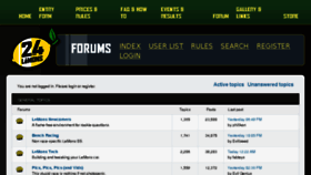What Forums.24hoursoflemons.com website looked like in 2017 (7 years ago)