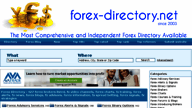 What Forex-directory.net website looked like in 2017 (7 years ago)