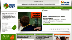What Fondation-ocirp.fr website looked like in 2017 (7 years ago)