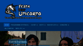 What Festaunicorno.com website looked like in 2017 (7 years ago)