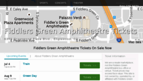What Fiddlersgreenamphitheatre.ticketoffices.com website looked like in 2017 (7 years ago)