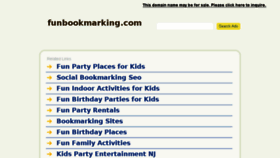 What Funbookmarking.com website looked like in 2017 (7 years ago)